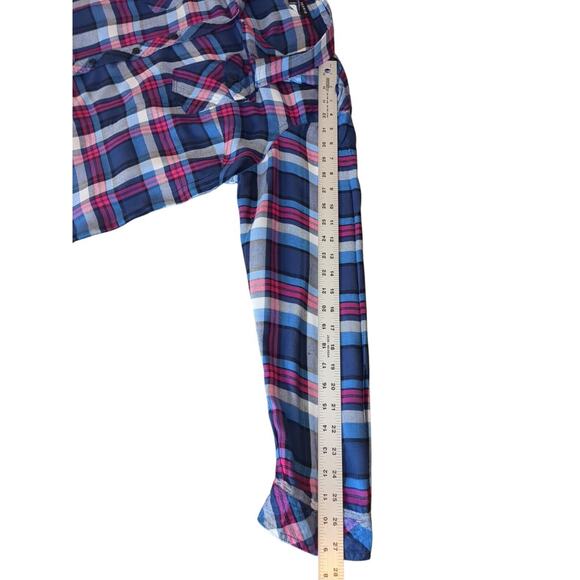 Torrid 2 Flannel Button Down Top Women's Size XXL Soft Fall Plaid Plus Size 2X - Picture 5 of 7